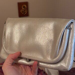 Pearl Hobo International Mermaidcore Leather Clutch Bag